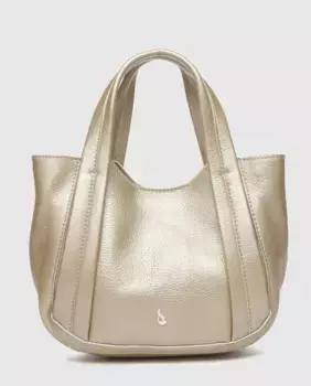 Маленькая золотистая кожаная сумочка Abbacino, золотой