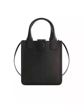 МАЛЕНЬКАЯ ВЕРТИКАЛЬНАЯ СУМКА ИЗ ГЛАДКОЙ КОЖИ Fred Segal, черный