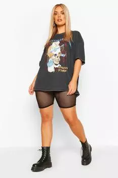 маленькие байкерские шорты Boohoo, черный