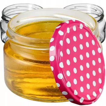 Маленькие баночки для консервирования KADAX 250 мл, банки для варенья с крышками, герметичные банки в подарок