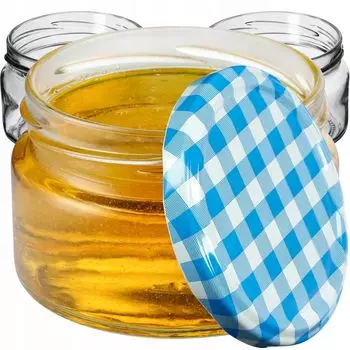 Маленькие баночки для консервирования KADAX 250 мл, банки для варенья с крышками, герметичные банки в подарок