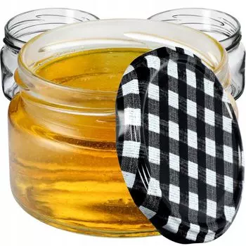 Маленькие баночки для консервирования KADAX 250 мл, банки для варенья с крышками, герметичные банки в подарок