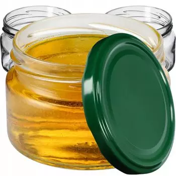 Маленькие баночки для консервирования KADAX 250 мл, банки для варенья с крышками, герметичные банки в подарок