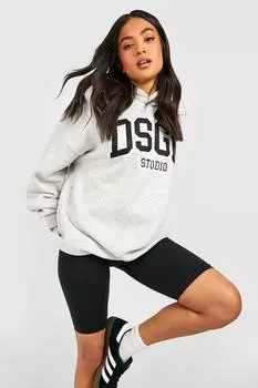Маленькие бесшовные байкерские шорты Boohoo, черный