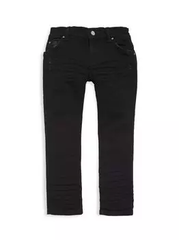Маленькие детские джинсы со стопкой Amiri, черный