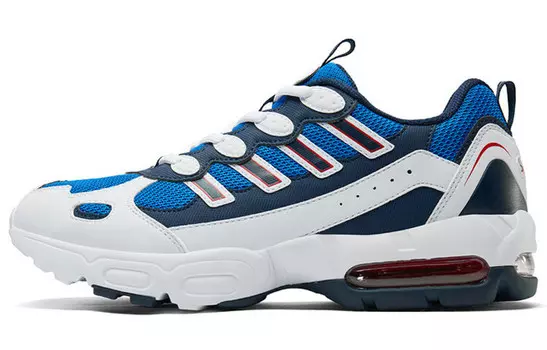 Маленькие кроссовки Air Cushion Lifestyle для мужчин с низким верхом синего/белого цвета Xtep