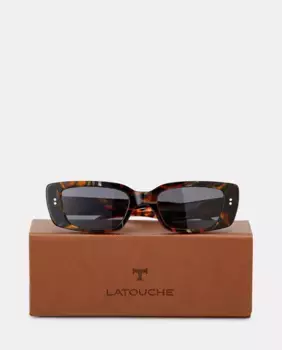 Маленькие очки для кошек из ацетата Latouche, коричневый