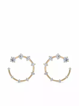 Маленькие серьги Circle из желтого золота Fernando Jorge, золотой