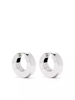 Маленькие серьги-кольца Arch Tom Wood, серебряный