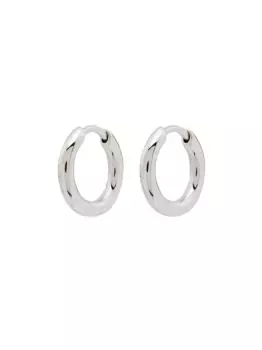 Маленькие серьги-кольца Classic Tom Wood, серебяный