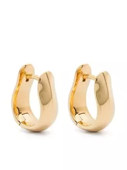 Маленькие серьги-кольца Oyster Tom Wood, золотой