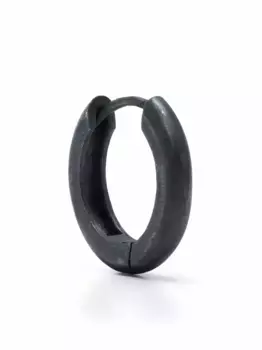 Маленькие серьги-кольца Parts of Four, серый