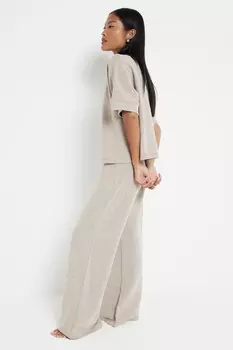 Маленькие широкие брюки крючком River Island, золотой