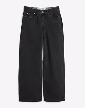 Маленькие свободные прямые джинсы черного цвета River Island