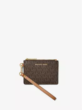 Маленький браслет-монета с логотипом Michael Kors, коричневый