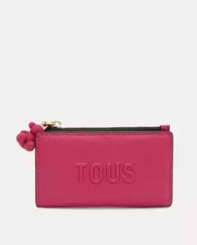 Маленький бумажник Tous из коллекции Tous Brenda в темно-синем цвете, фуксия
