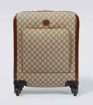 Маленький чемодан для ручной клади gg supreme Gucci, бежевый