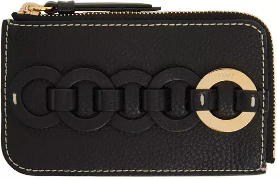 Маленький черный футляр для карт Darryl Chloé