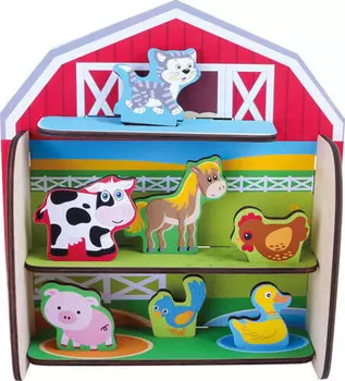 Маленький дизайн ног, головоломка «Ферма» Small Foot Design