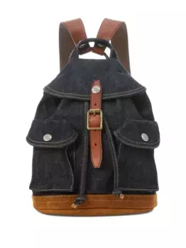 Маленький джинсовый рюкзак Riley Ralph Lauren RRL, синий