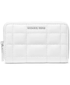 Маленький футляр для визиток Jet Set на молнии Michael Kors, серый