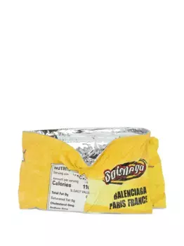 Маленький клатч Chips BALENCIAGA, желтый