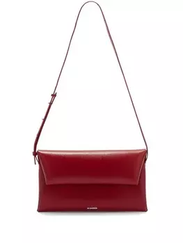 Маленький клатч Folded Jil Sander, красный