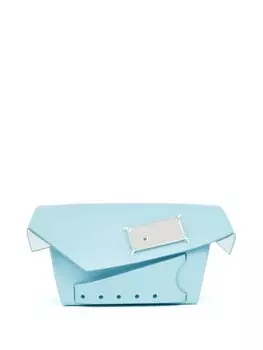 Маленький клатч Snatched Classique Maison Margiela, синий