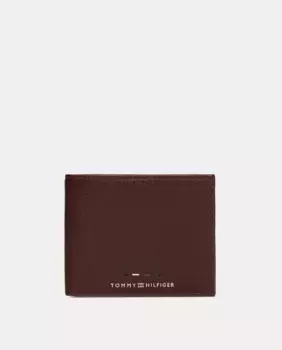 Маленький коричневый мужской кошелек от Tommy Hilfiger
