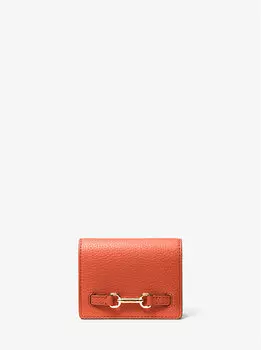 Маленький кошелек Carson из шагреневой кожи Michael Kors, красный