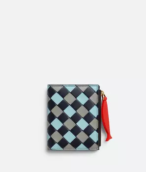 Маленький кошелек Intrecciato, складывающийся вдвое Bottega Veneta
