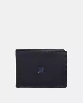 Маленький кошелек из черной кожи Olimpo, черный