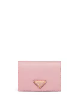 Маленький кошелек из сафьяновой кожи Prada, розовый