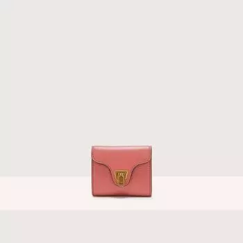 Маленький кошелек из зерненой кожи Coccinelle BEAT SOFT, красный