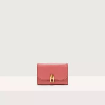 Маленький кошелек из зерненой кожи Coccinelle MAGIE, красный