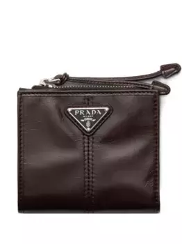 Маленький кошелек Prada, коричневый