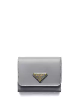 Маленький кошелек Prada, серый
