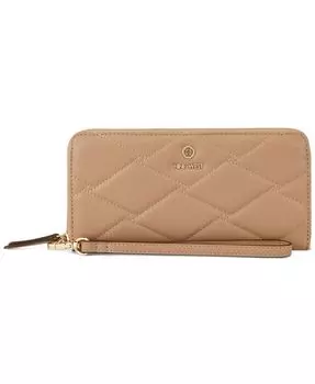 Маленький кошелек Regan на молнии с ремешком Nine West, тан/бежевый