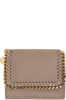 Маленький кошелек с клапаном Falabella Taupe Stella McCartney