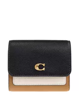 Маленький кошелек с логотипом Mila Coach, черный