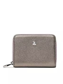 Маленький кошелек Tous, серебряный