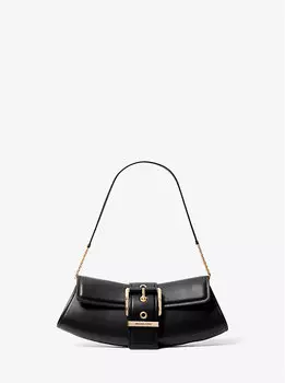 Маленький кожаный клатч-трансформер Colby Michael Kors, черный