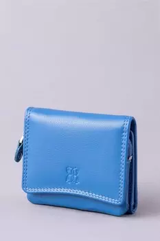 Маленький кожаный кошелек Lakeland с клапаном Lakeland Leather, синий