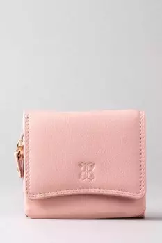 Маленький кожаный кошелек Lakeland с клапаном Lakeland Leather, розовый