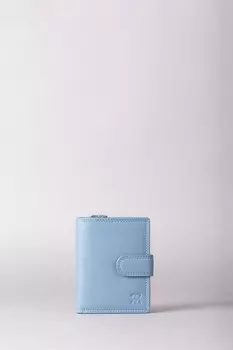 Маленький кожаный кошелек Lakeland со складками Lakeland Leather, синий