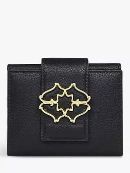 Маленький кожаный кошелек Mill Road тройного сложения Radley, черный