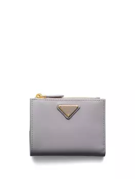 Маленький кожаный кошелек Prada, фиолетовый