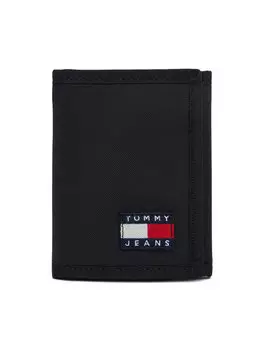 Маленький мужской кошелек Tjm Ess Daily Nylon Tri Wallet AM0AM13269 Tommy Jeans, черный