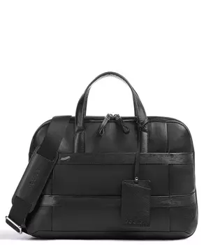 Маленький портфель Vantage 14 дюймов из кожи наппа Vocier, черный