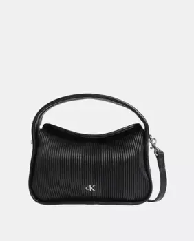 Маленький ребристый клатч Calvin Klein, черный